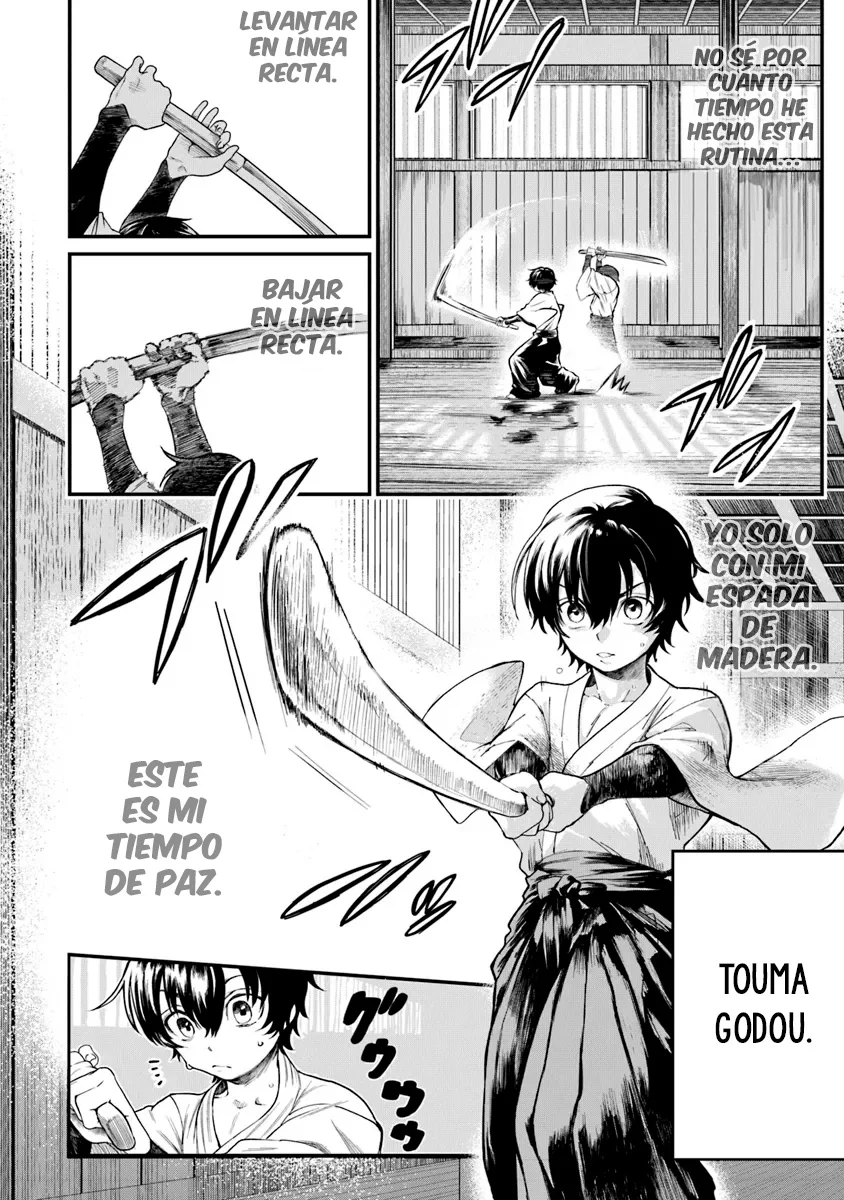 BUSHINDEN: IKENIE NI SASAGERARETA ORE WA, KAMI NI HIROWAREBU O KIWAMERU Capítulo 1.1 - Page 10