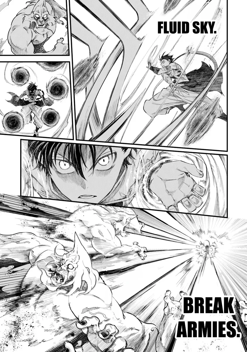 BUSHINDEN: IKENIE NI SASAGERARETA ORE WA, KAMI NI HIROWAREBU O KIWAMERU Capítulo 3.2 - Page 10