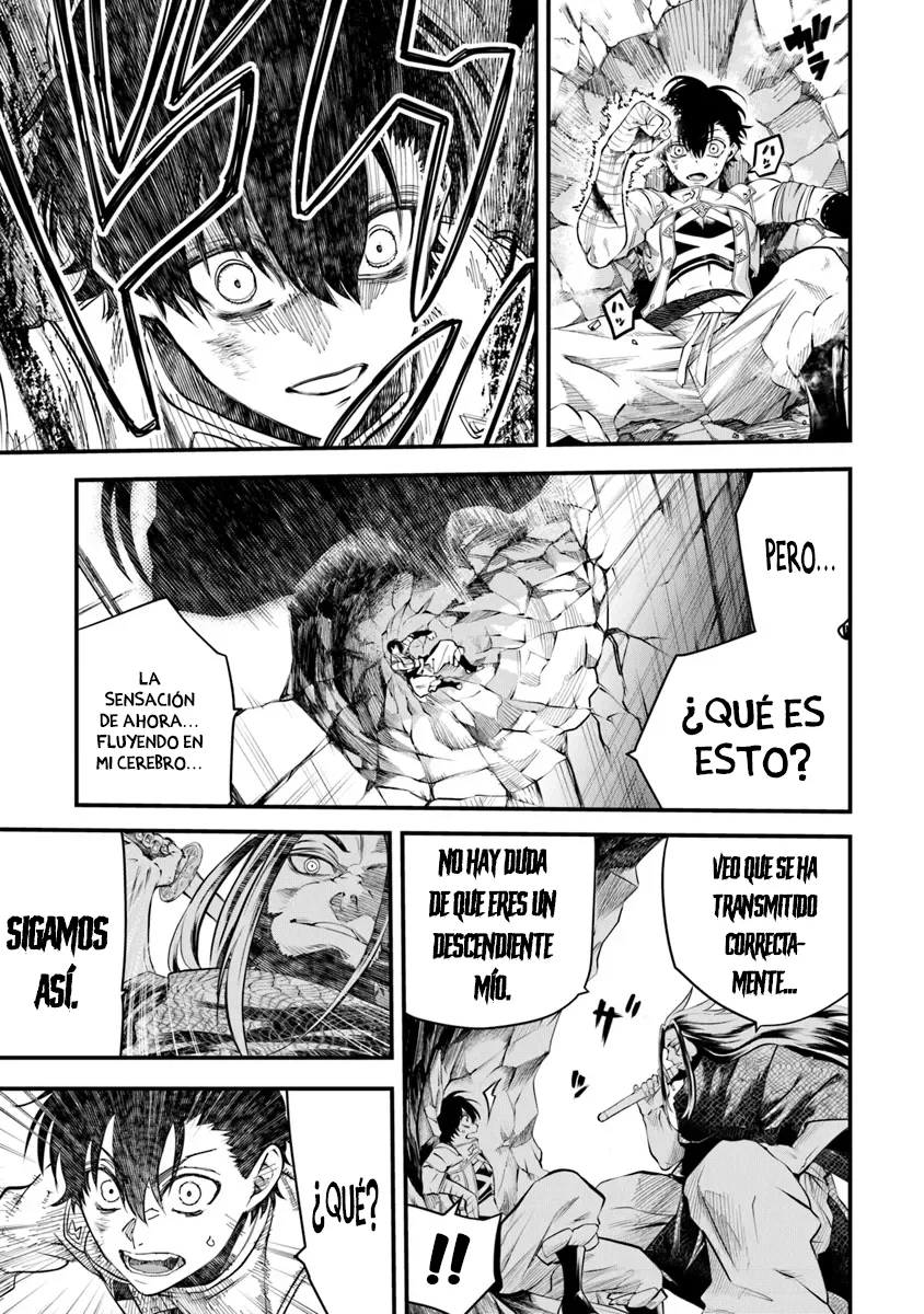 BUSHINDEN: IKENIE NI SASAGERARETA ORE WA, KAMI NI HIROWAREBU O KIWAMERU Capítulo 4.1 - Page 17