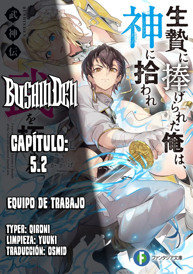 BUSHINDEN: IKENIE NI SASAGERARETA ORE WA, KAMI NI HIROWAREBU O KIWAMERU Capítulo 5.2 - Page 1