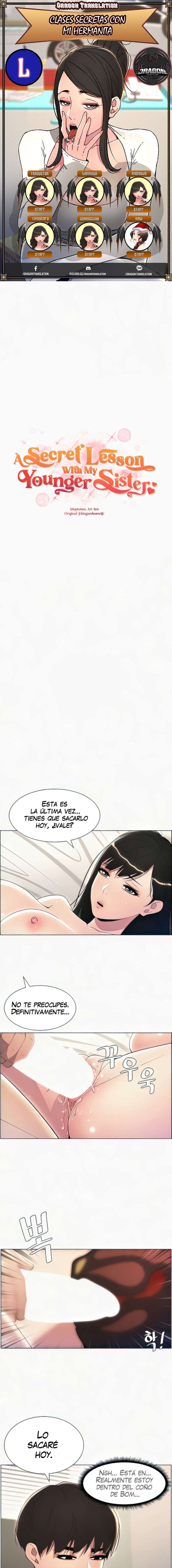 Clases Secretas con mi hermanita Capítulo 18 - Page 1