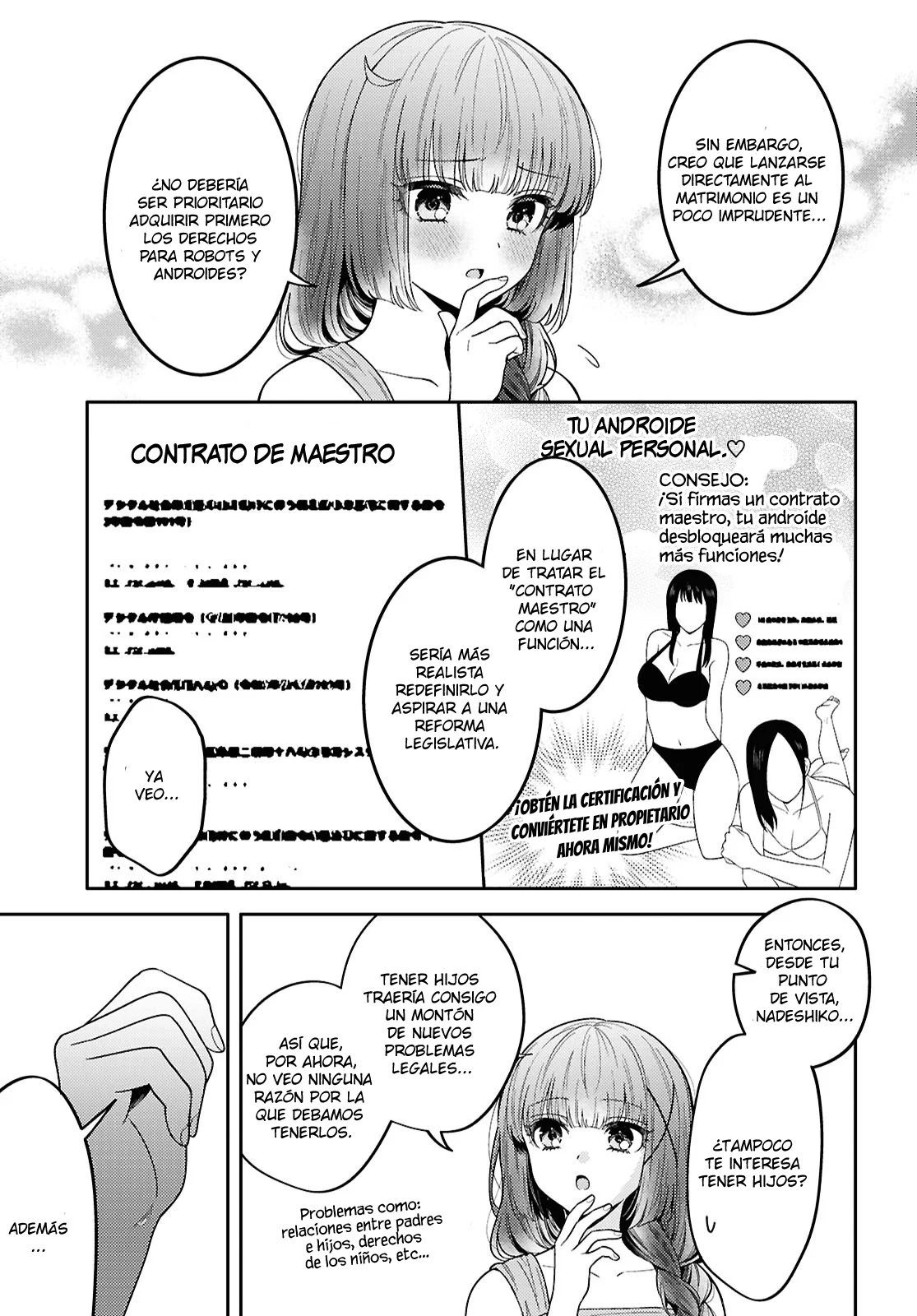 Android wa Keiken Ninzuu ni Hairimasu ka?? Capítulo 30 - Page 13