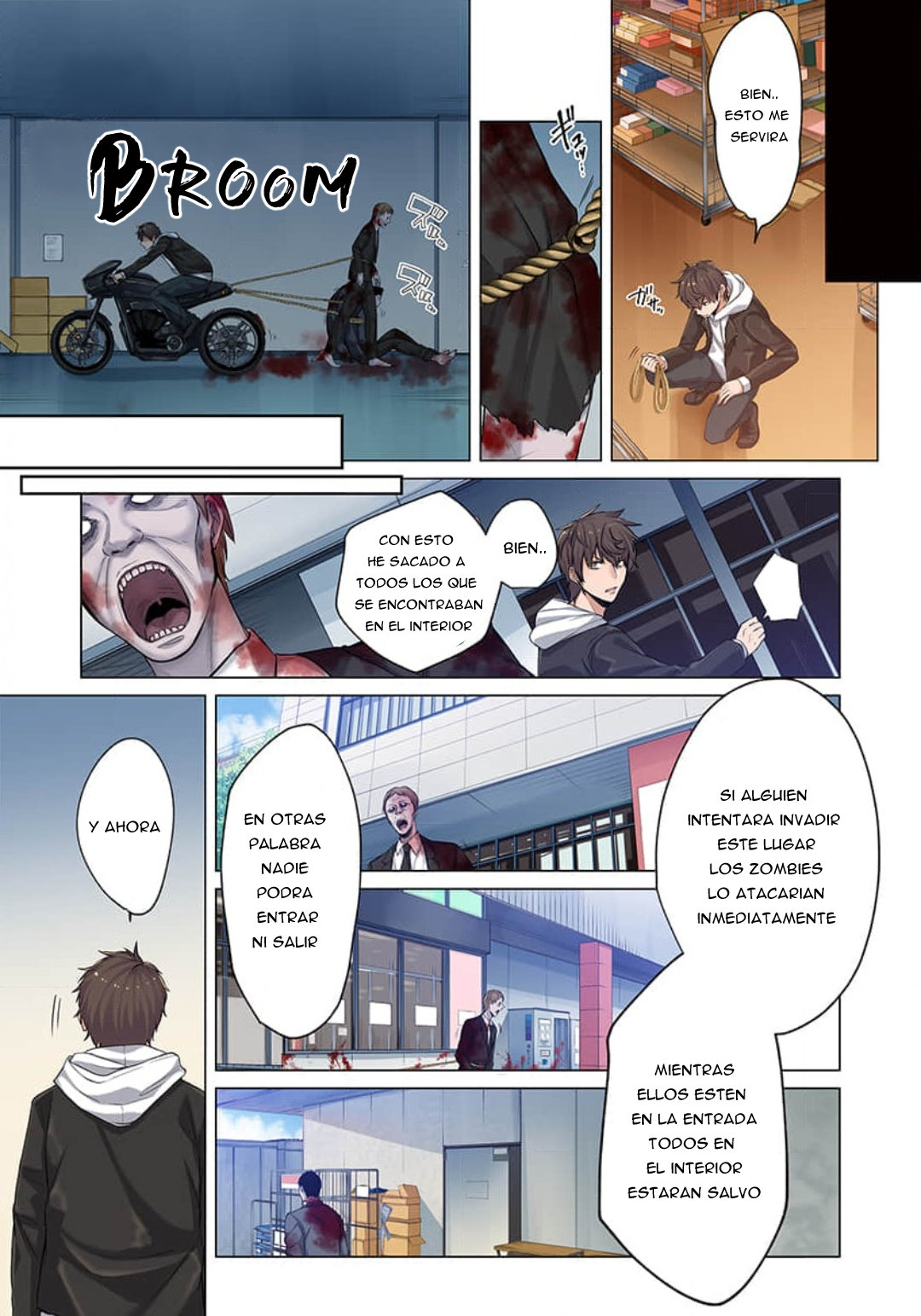 En un mundo infestado por zombies, soy el único que no soy atacado por ellos Capítulo 4 - Page 4