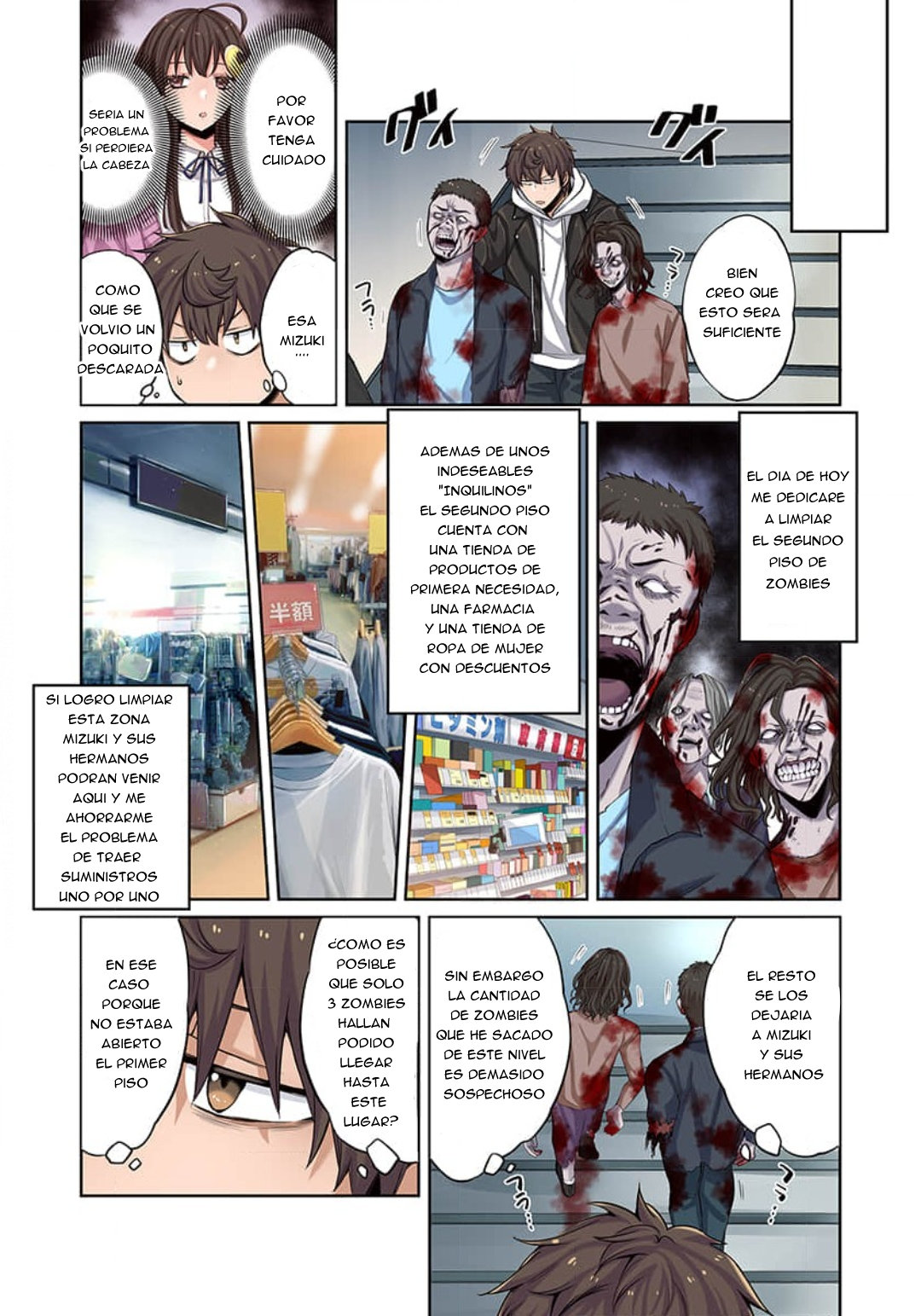 En un mundo infestado por zombies, soy el único que no soy atacado por ellos Capítulo 5 - Page 8