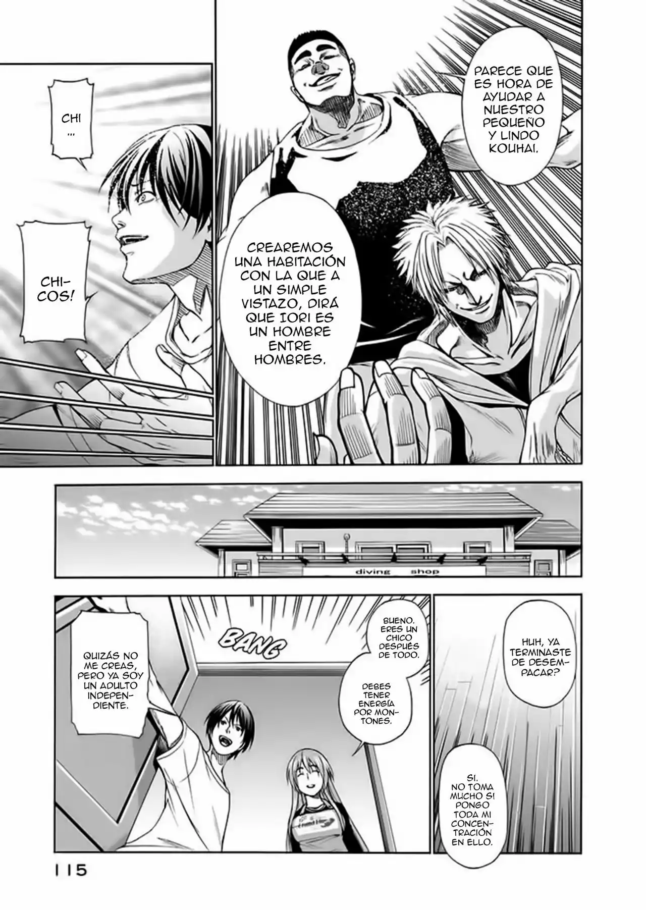 Grand Blue Capítulo 3 - Page 18