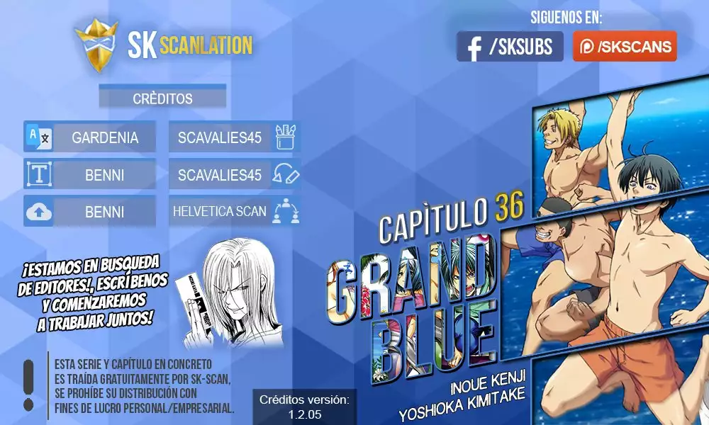 Grand Blue Capítulo 36 - Page 1