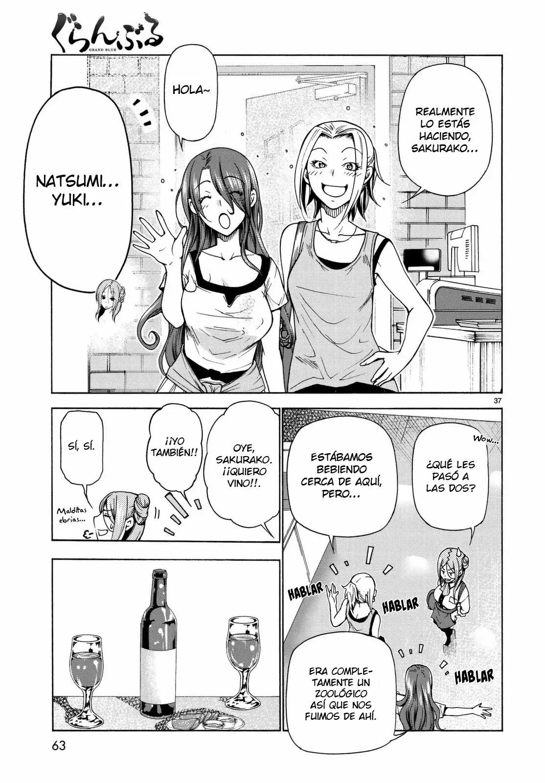 Grand Blue Capítulo 37 - Page 38