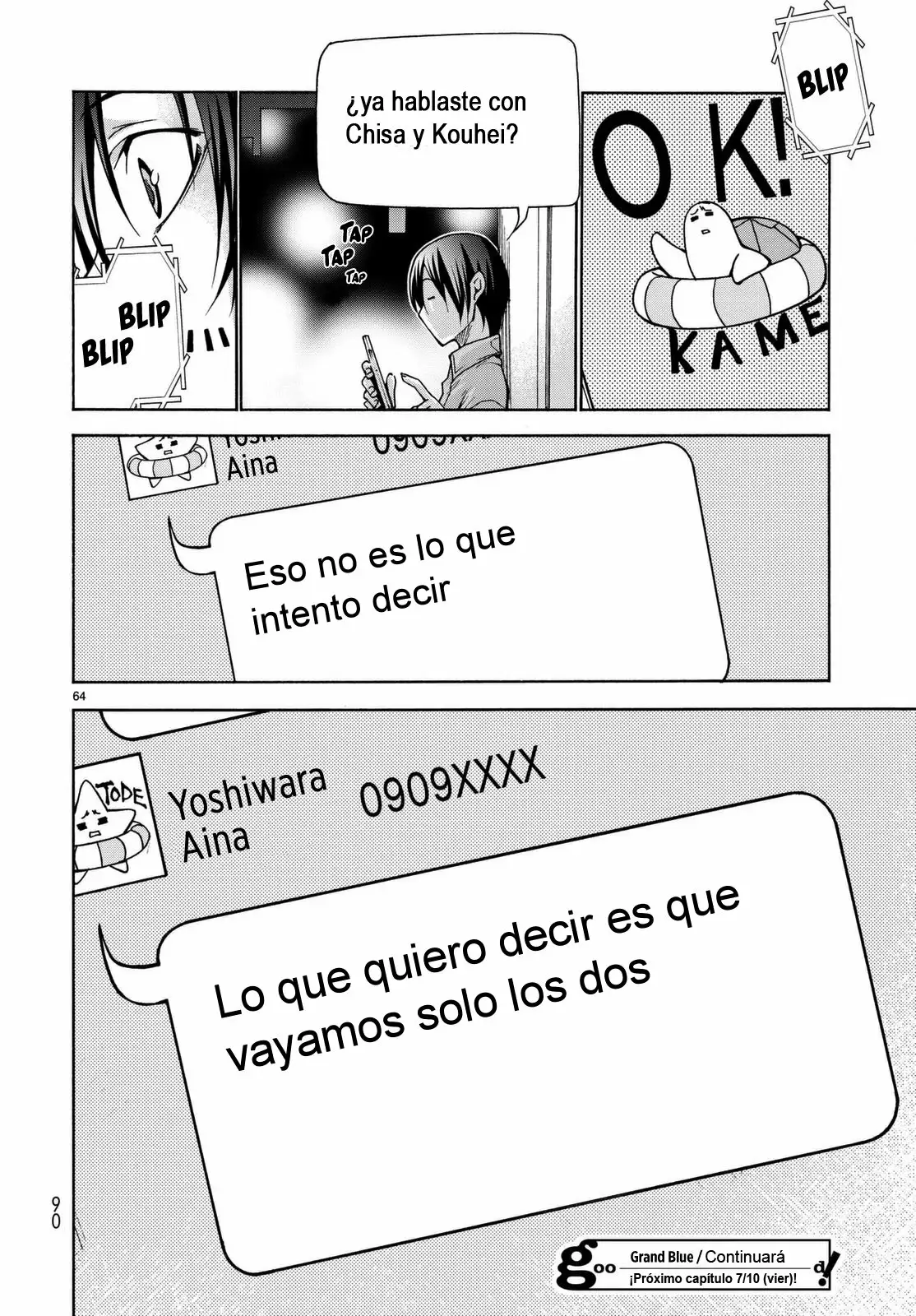 Grand Blue Capítulo 37 - Page 64