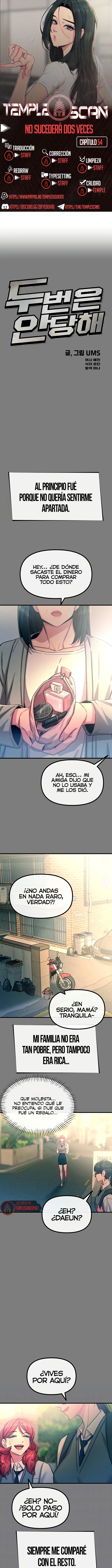 No caeré por segunda vez Capítulo 54 - Page 1