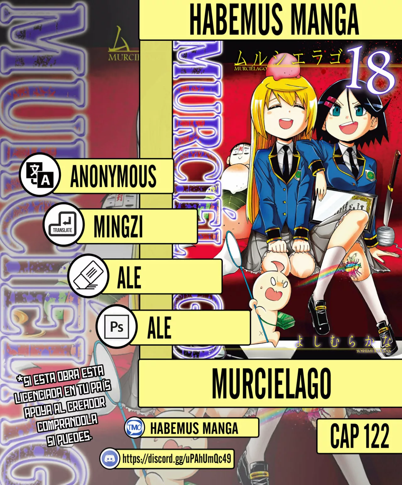 Murcielago Capítulo 122 - Page 1