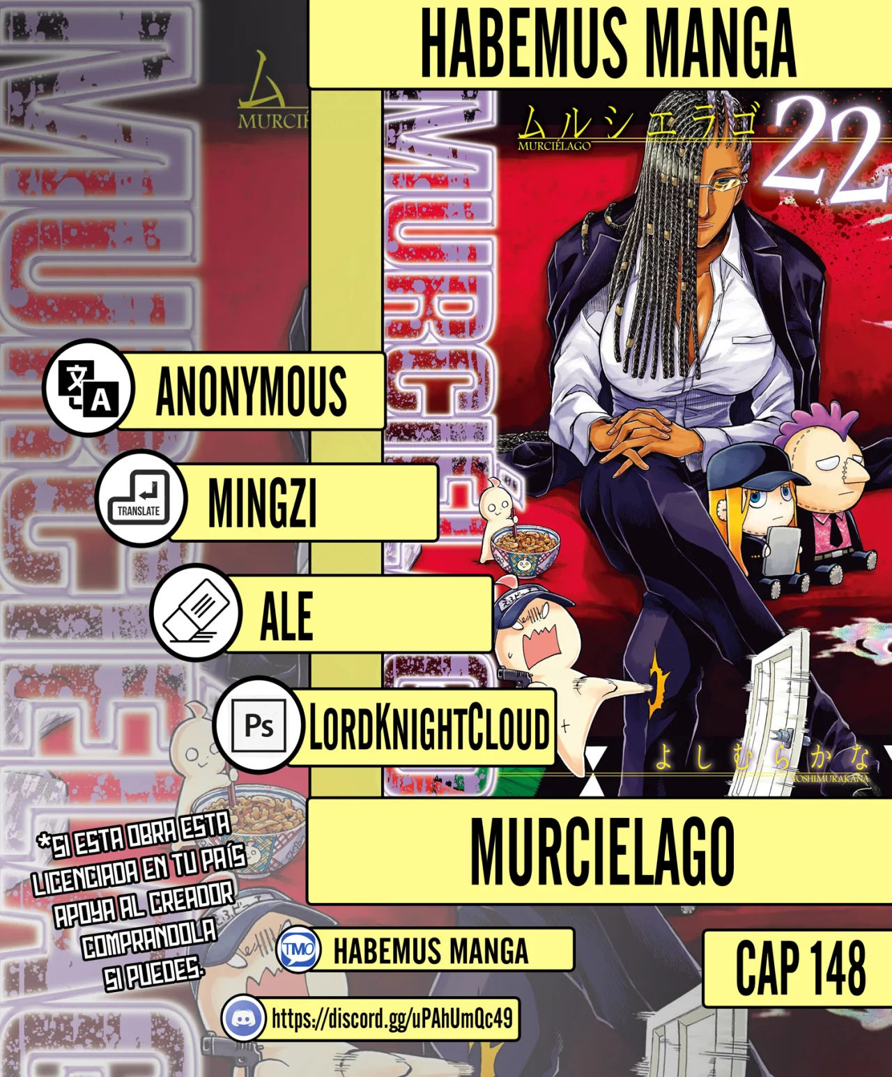 Murcielago Capítulo 148 - Page 1