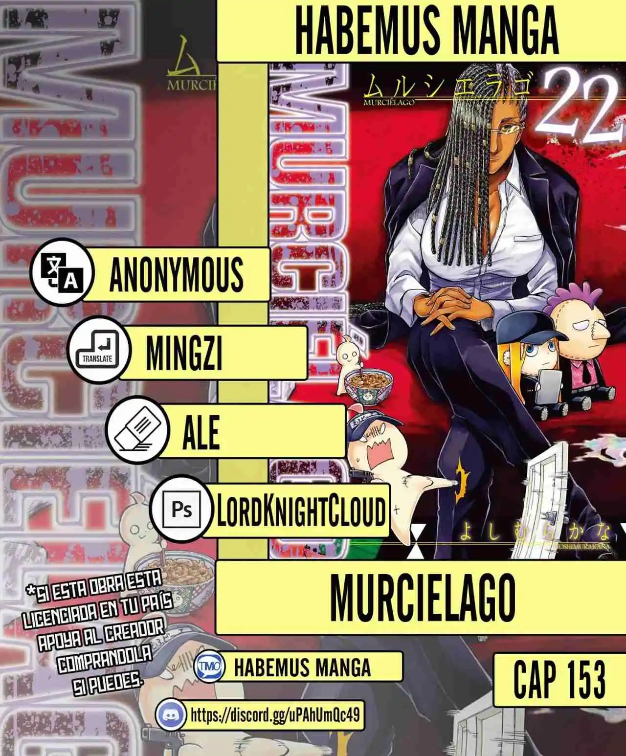 Murcielago Capítulo 153 - Page 1