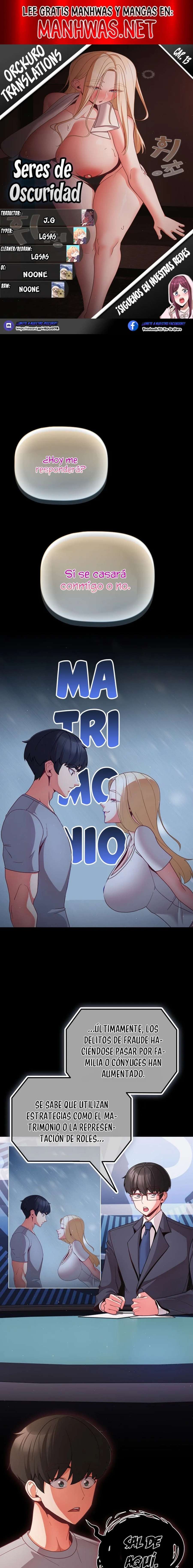 Seres de Oscuridad Capítulo 13 - Page 1