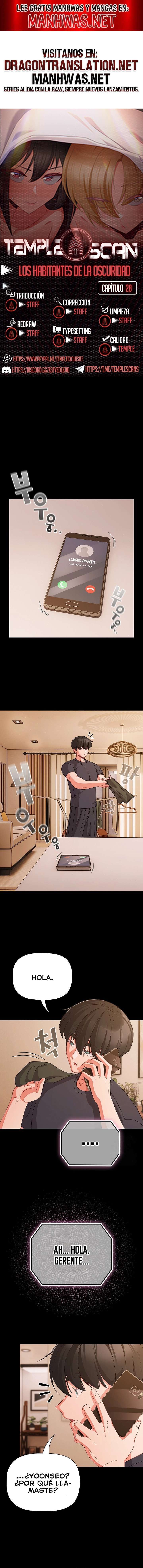 Seres de Oscuridad Capítulo 28 - Page 1