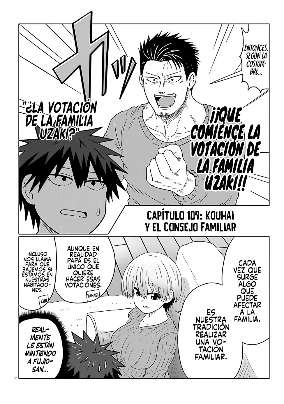 Uzaki-chan wa Asobitai! Capítulo 109 - Page 8