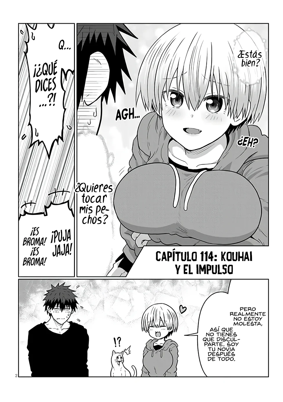 Uzaki-chan wa Asobitai! Capítulo 114 - Page 4