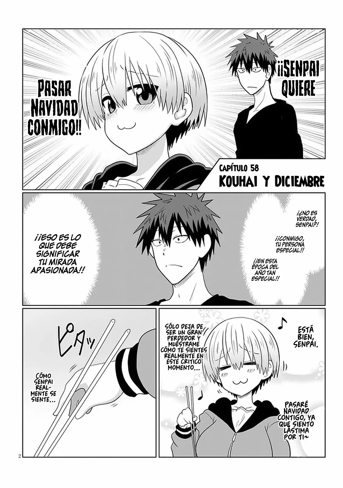 Uzaki-chan wa Asobitai! Capítulo 58 - Page 4