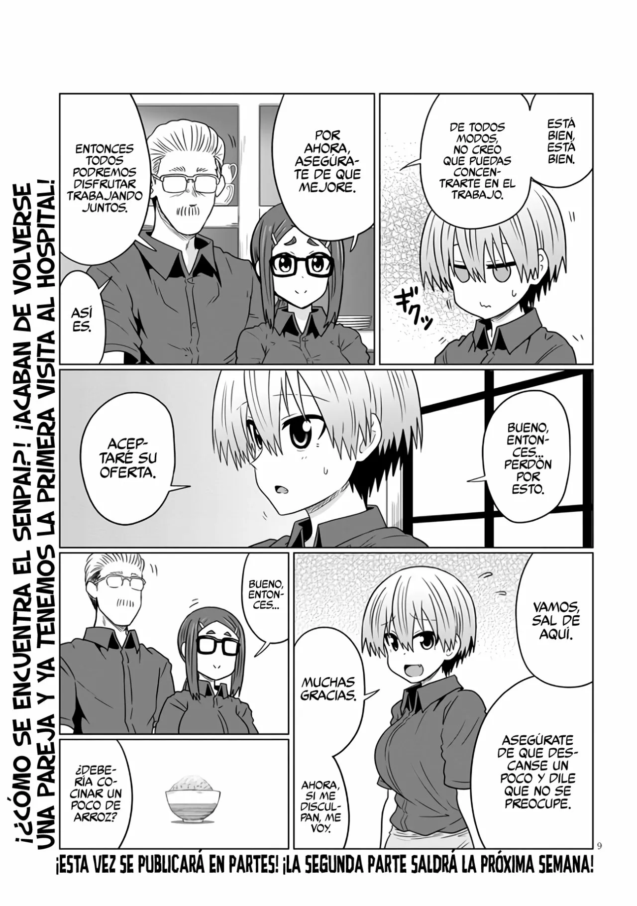 Uzaki-chan wa Asobitai! Capítulo 74 - Page 11