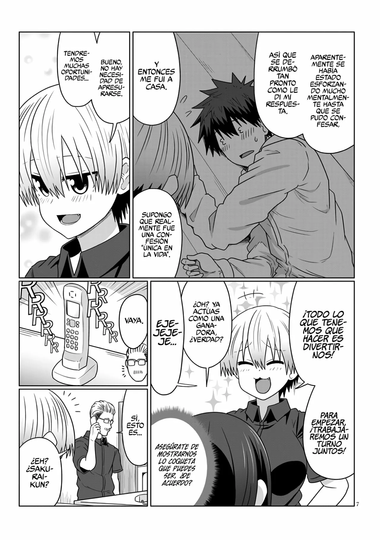 Uzaki-chan wa Asobitai! Capítulo 74 - Page 9