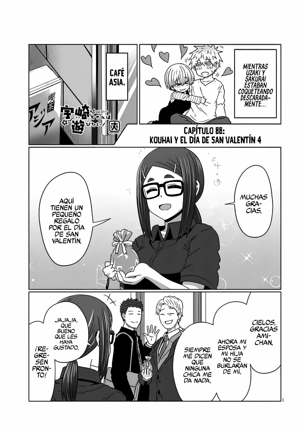 Uzaki-chan wa Asobitai! Capítulo 88 - Page 3