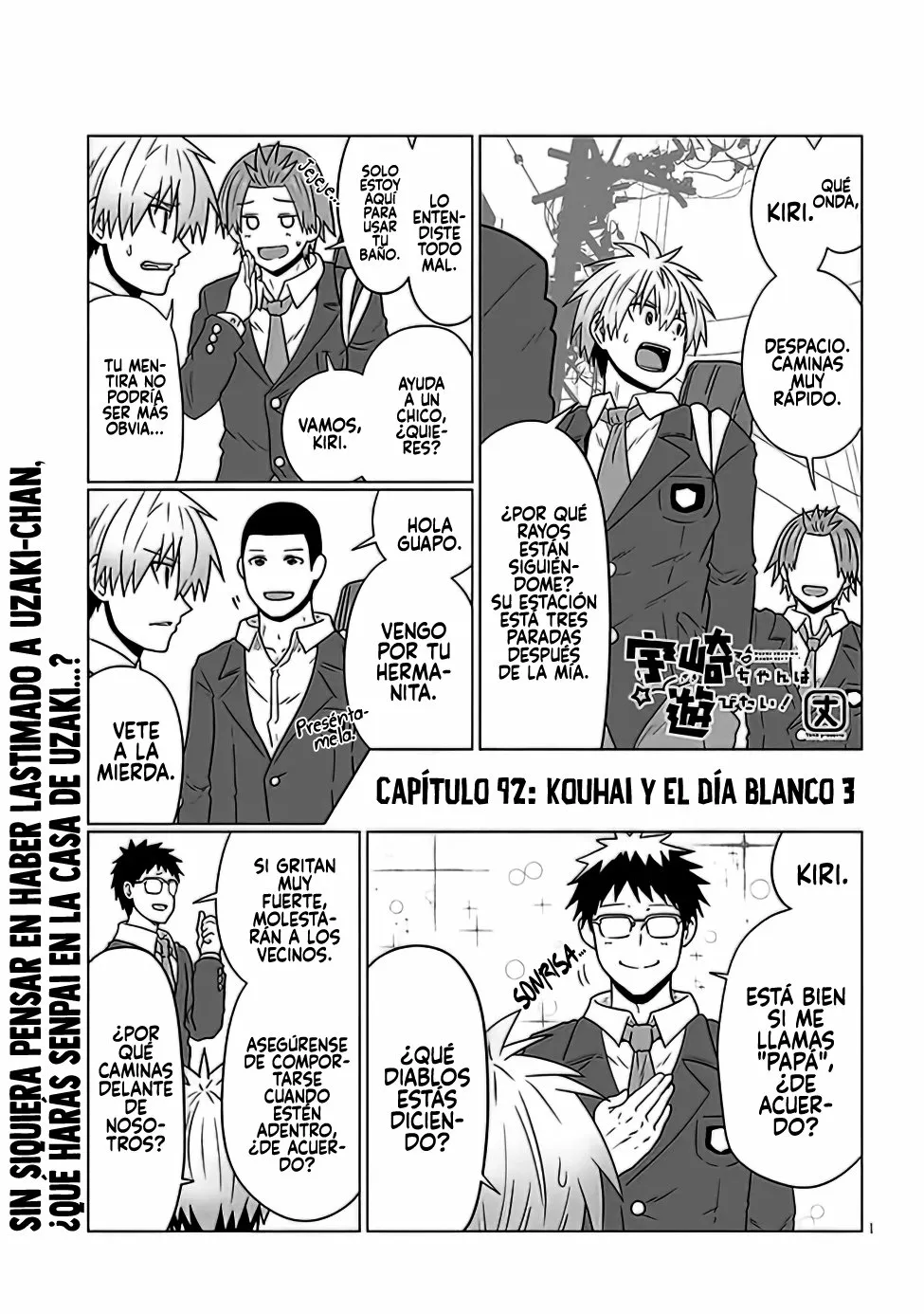 Uzaki-chan wa Asobitai! Capítulo 92 - Page 3