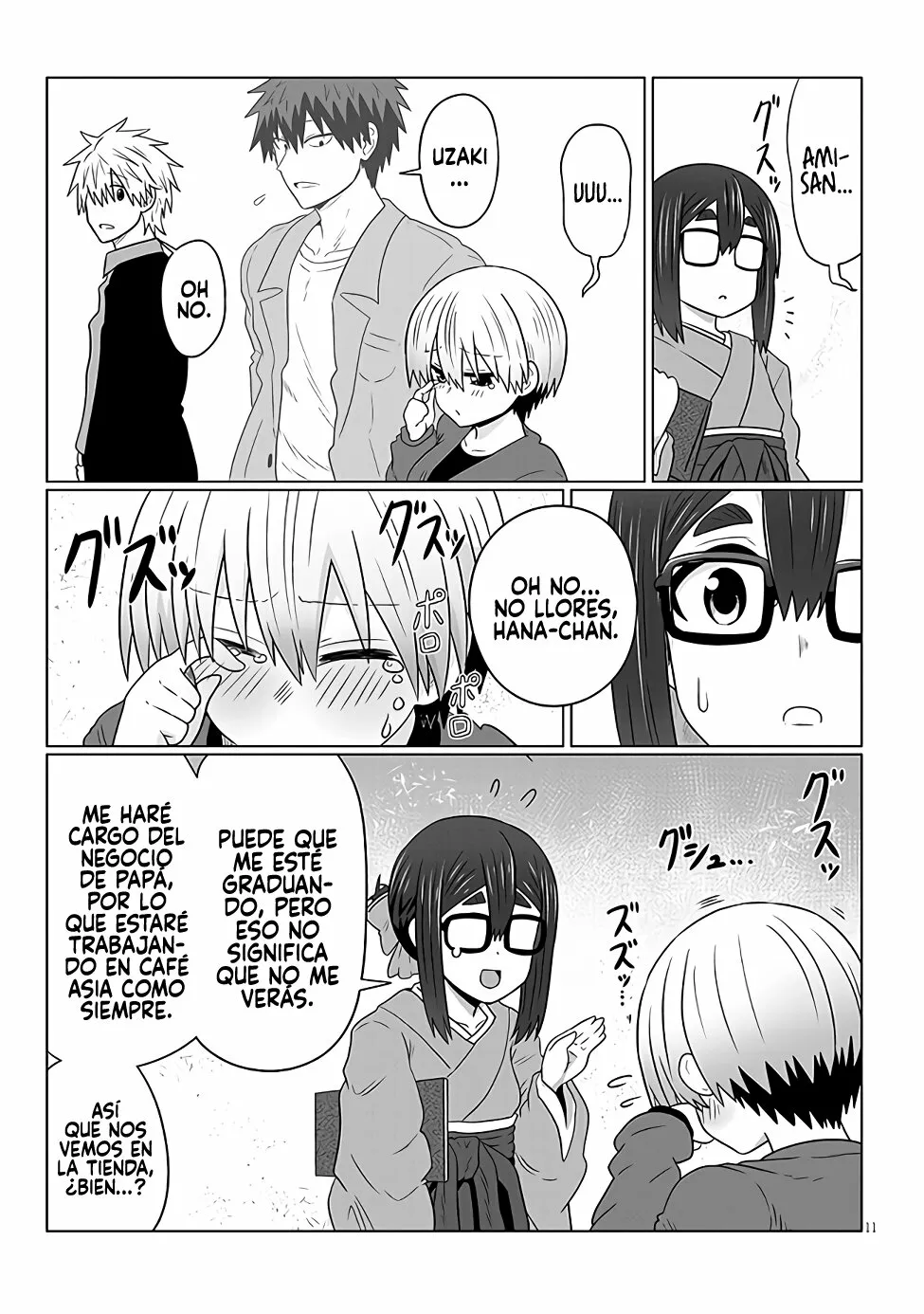 Uzaki-chan wa Asobitai! Capítulo 95 - Page 13