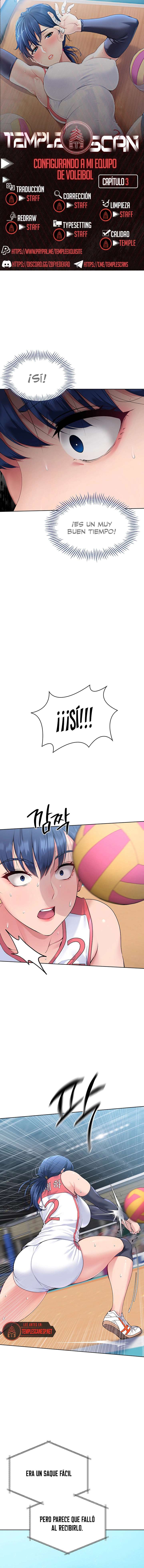 Configurando A Mi Equipo De Voleybol Capítulo 3 - Page 1