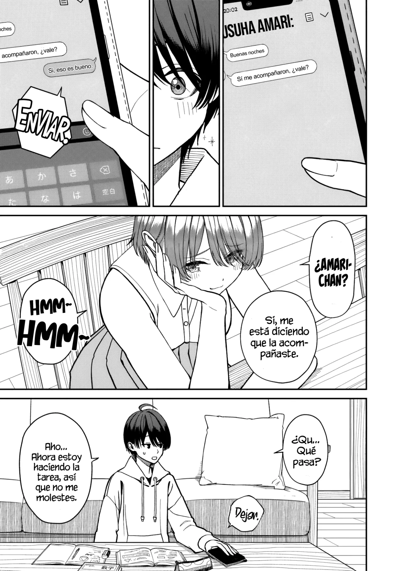 Al lado de la chica más popular de mi clase encontré a Amari-chan Capítulo 4.2 - Page 14
