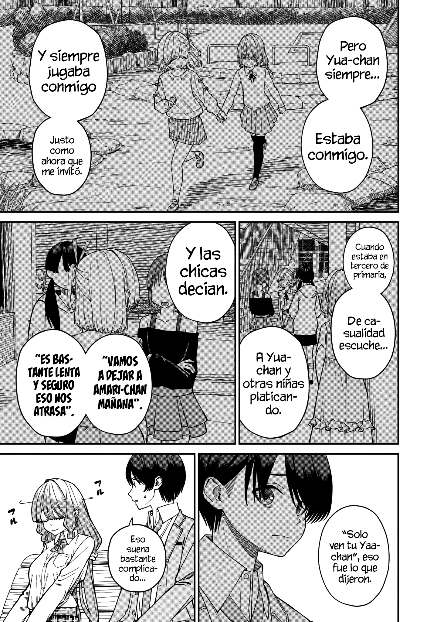 Al lado de la chica más popular de mi clase encontré a Amari-chan Capítulo 5.1 - Page 18