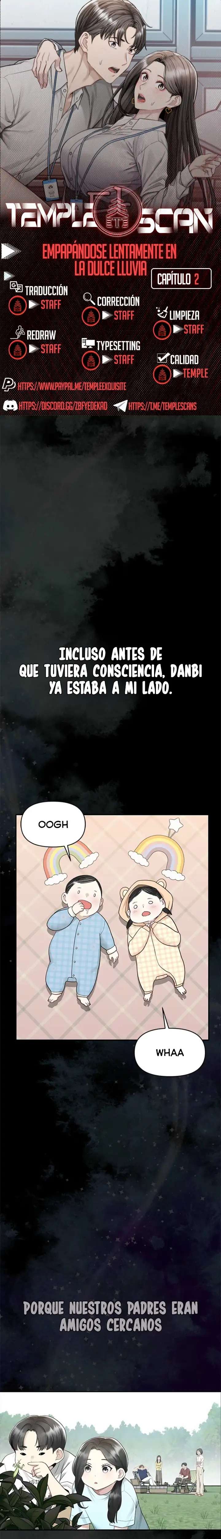 Empapandose Lentamente En La Dulce Lluvia Capítulo 2 - Page 1