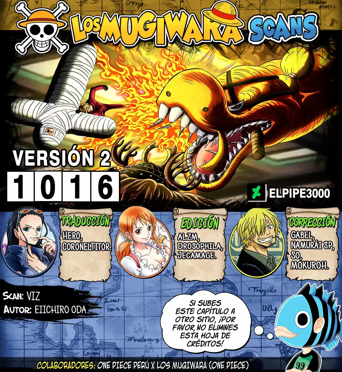 One Piece Capítulo 1016.5 - Page 1