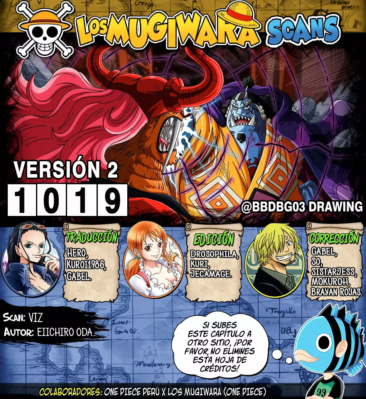 One Piece Capítulo 1019.5 - Page 1