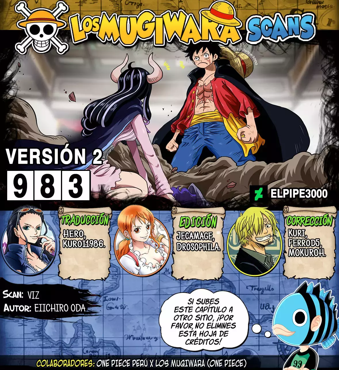 One Piece Capítulo 983.5 - Page 1