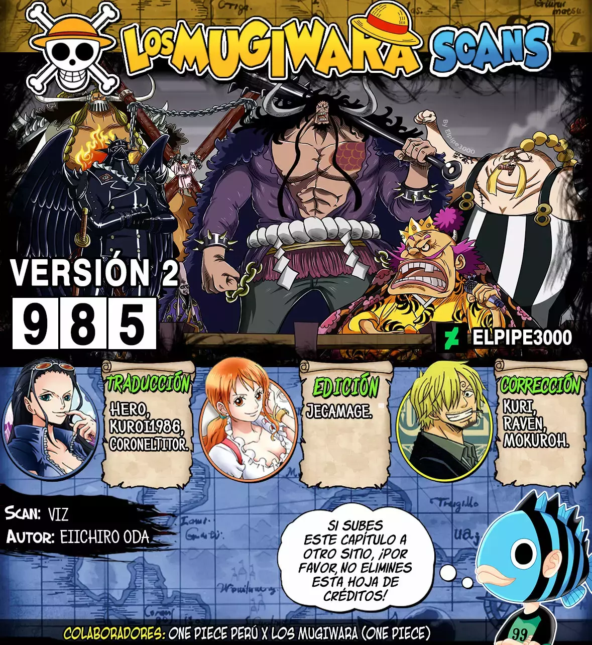 One Piece Capítulo 985.5 - Page 1