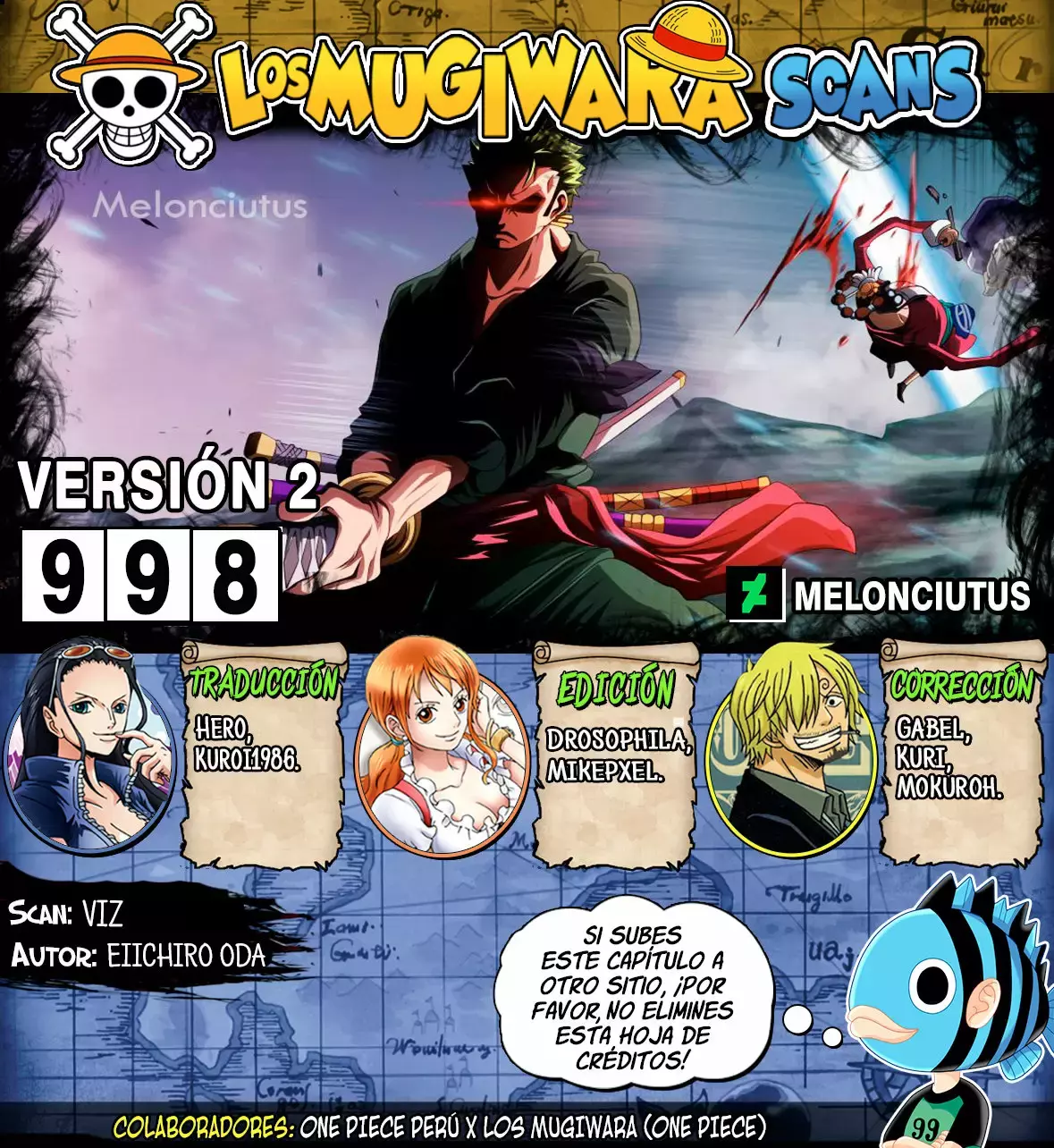 One Piece Capítulo 998.5 - Page 1