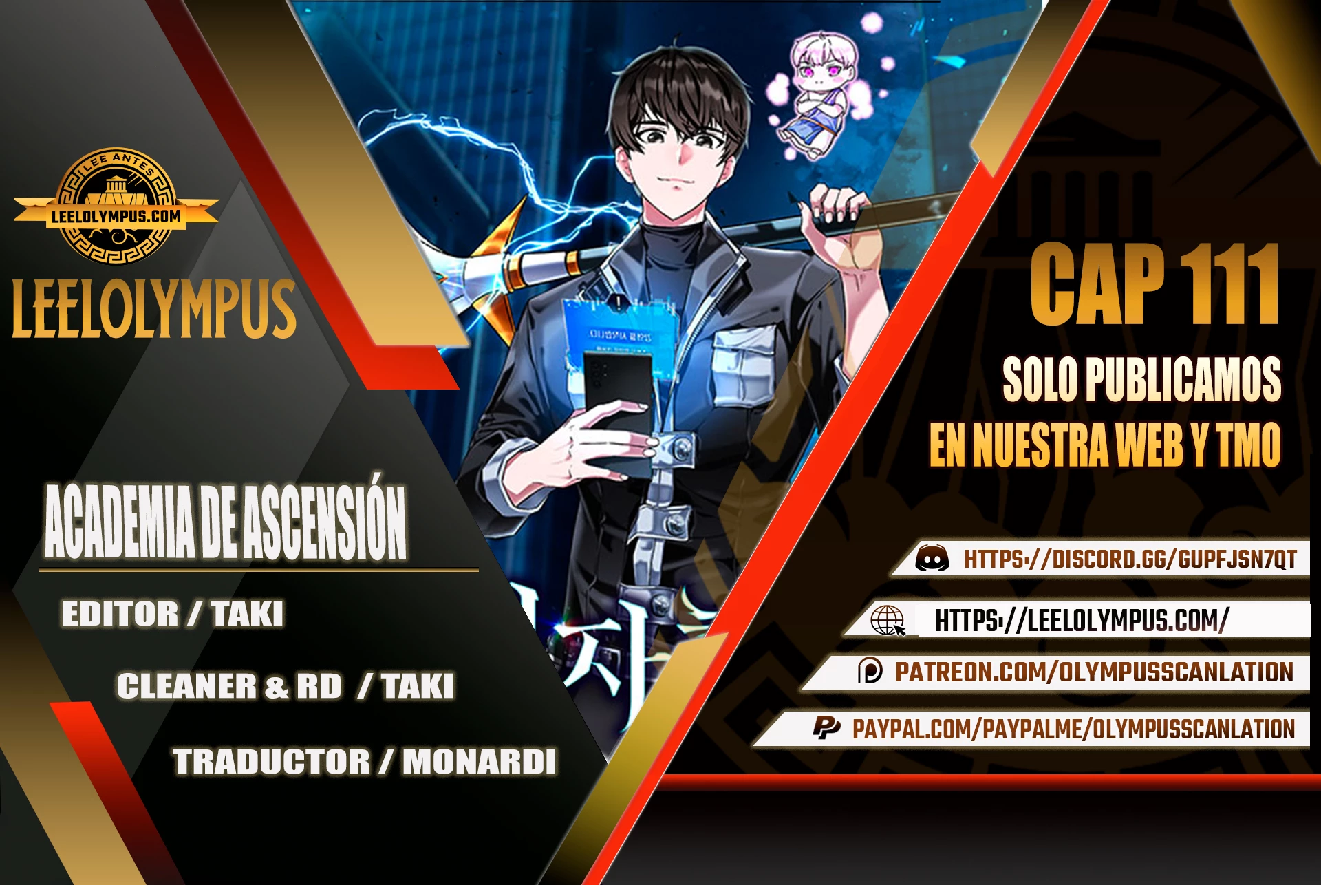 Academia de la Ascensión Capítulo 111 - Page 1