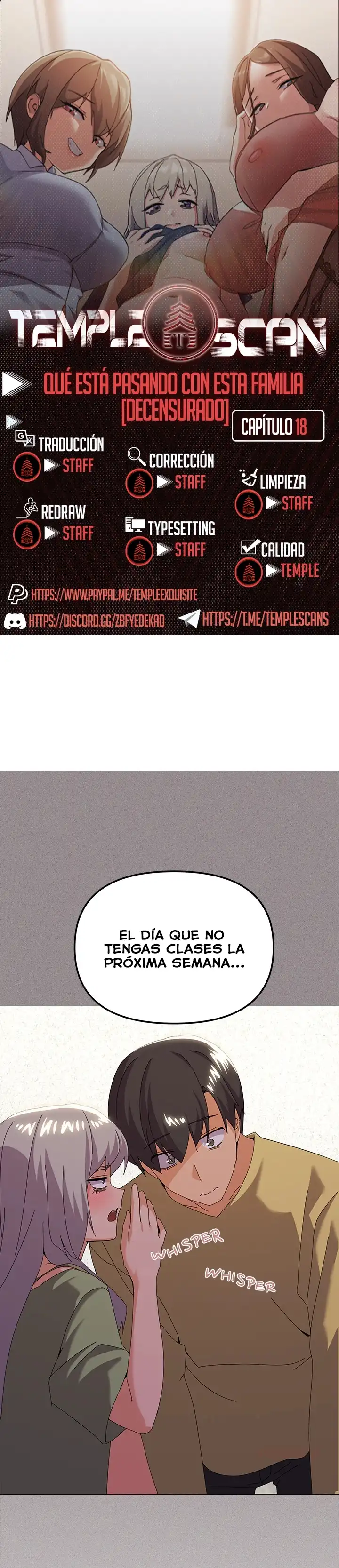 ¿Que le sucede a esta familia?  - Sin censura Capítulo 18 - Page 1