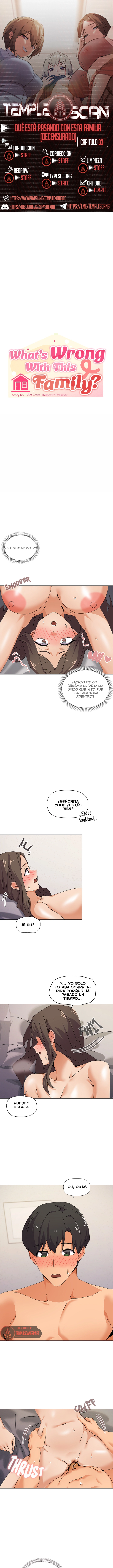 ¿Que le sucede a esta familia?  - Sin censura Capítulo 33 - Page 1